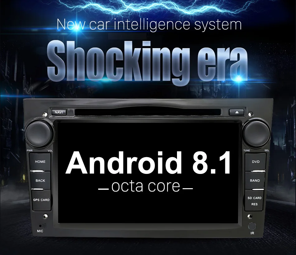 Cheap Eunavi 2 din Android 8.1 car dvd player for Opel Astra Vectra Antara Zafira Corsa gps navigation bluetooth radio 3G WIFI RDS 0