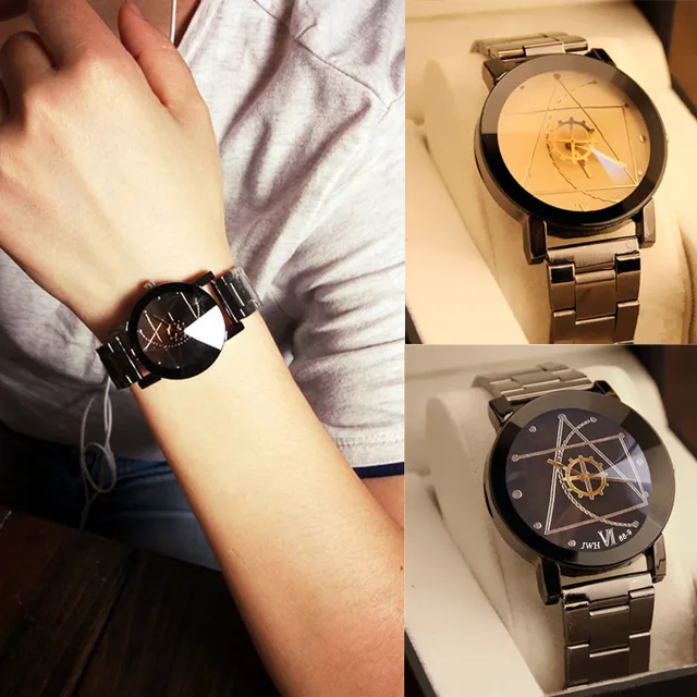 New Luxury Men Stainless Steel Watch Fashion Christmas Gift Stainless Steel Watc New Luxury Men Stainless Steel Watch Fashion Christmas Gift Stainless Steel Watc