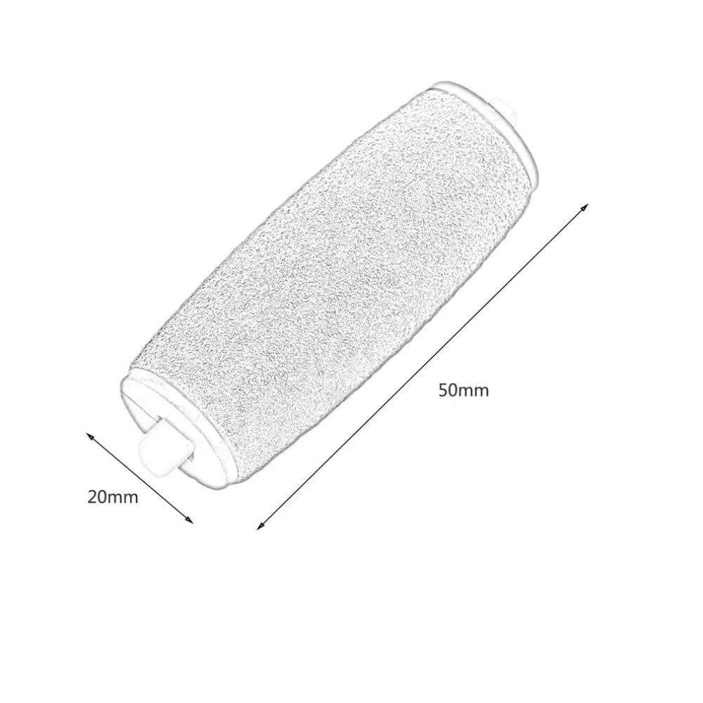 2 шт. Сменные Роликовые головки для профессионального педикюра, уход за ногами, электронные пилочки для ног, аксессуары для удаления кожи