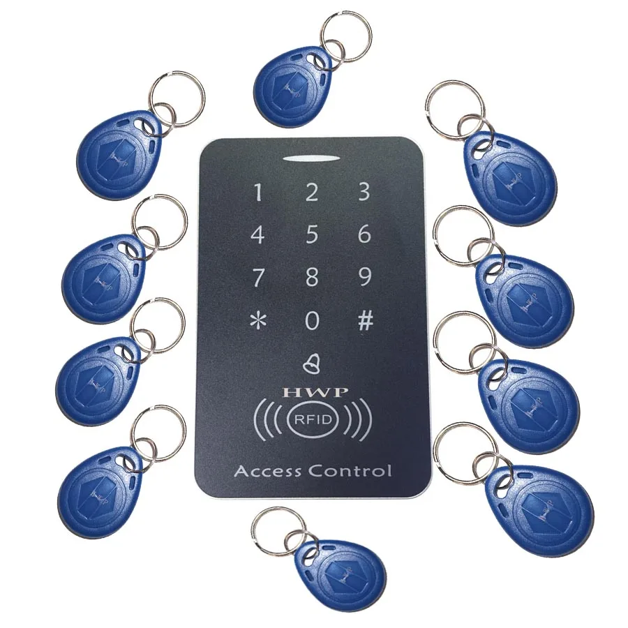 

Free shipping Keypad Access Control RFID Proximity Door Access Control System 125KHZ 10 cards free