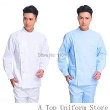 Хирургической Кепки больницы Для мужчин зимняя с длинным рукавом стоматолог рабочей одежды комплект доктор пальто Брюки для девочек набор для Clinic