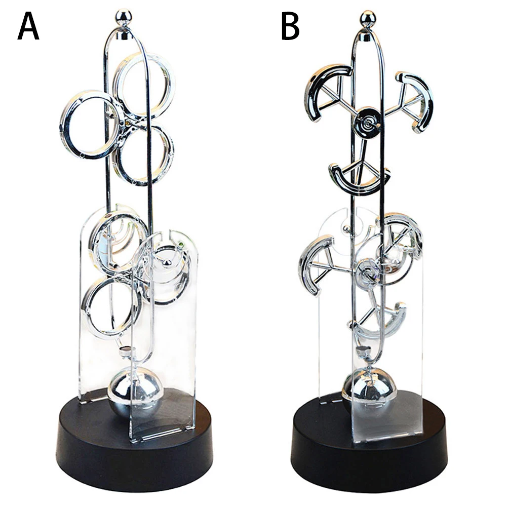 Крестовый металлический электромагнитный маятник постоянный инструмент модель домашнего офиса рабочего стола миниатюры украшения подарок для бойфренда