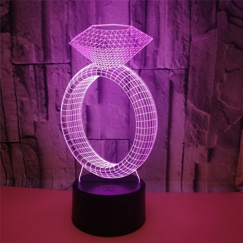 Diamond ring 3D night light (7)