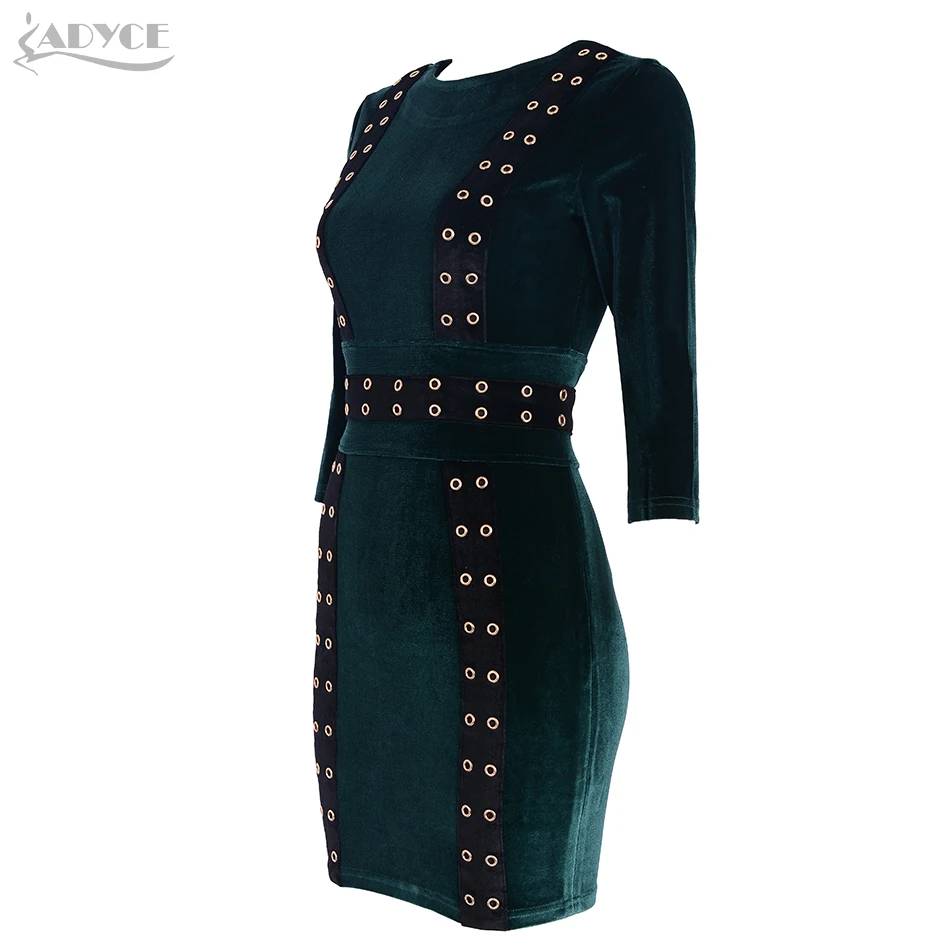 Adyce Новое Женское зимнее знаменитое вечернее подиумное платье vestidos Verano 2019