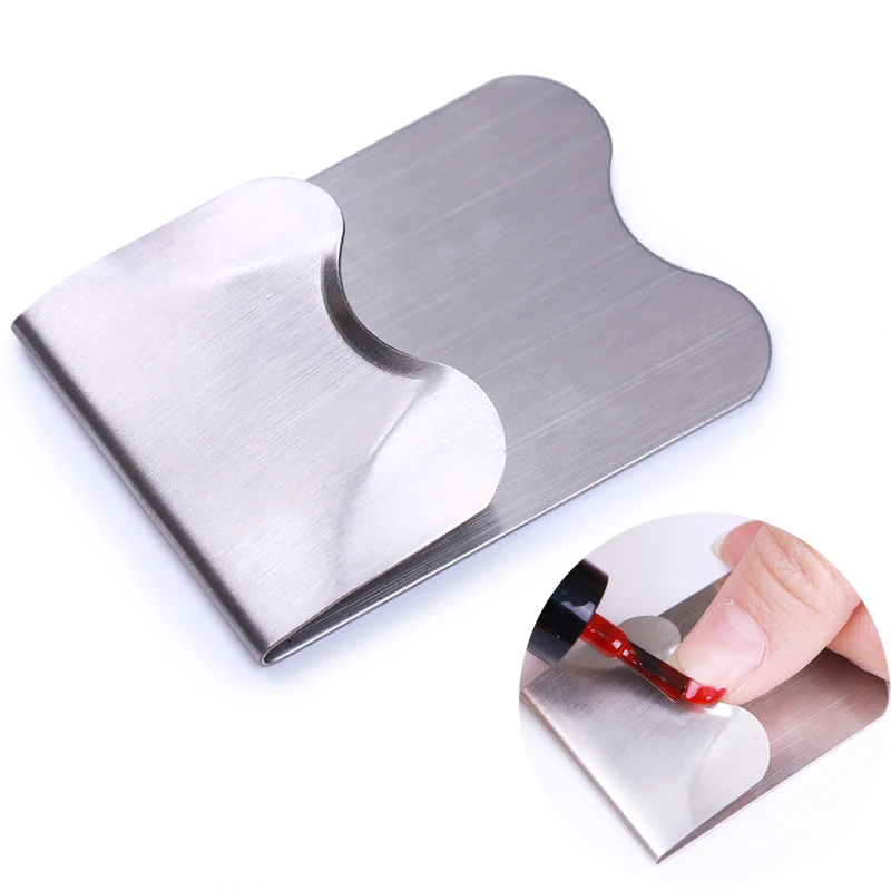 

1Pc Easy French Line Edge Guide Stainless Steel Trimmer French Smile Line Drawing Multi-size Nail Manicure Nail Art Styling Tool