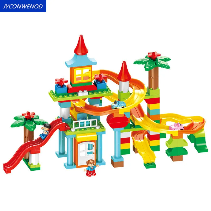 

Large particle building blocks Amusement Park Brick Building Blocks Model Building Toys Compatible duploINGlys