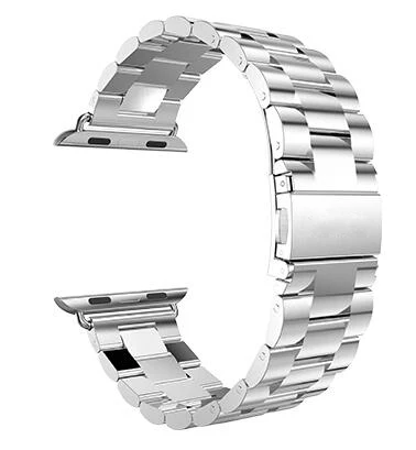URVOI ремешок для apple watch series 5 4 3 2 1 ремешок для iWatch браслет из нержавеющей стали 6 цветов Красочный дизайн с адаптером - Цвет ремешка: Silver