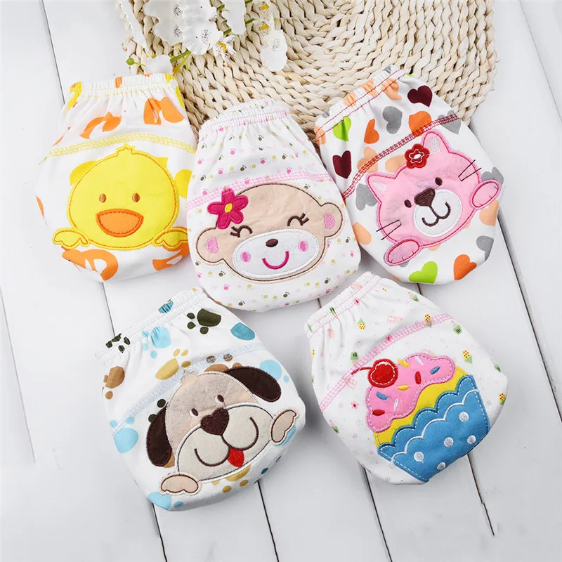 

Baby Cloth Diaper Diapering Washable Cover Waterproof Cartoon Owl Baby Diapers Reusable Cloth Nappy Suit 0-2 years Cloth Diapers