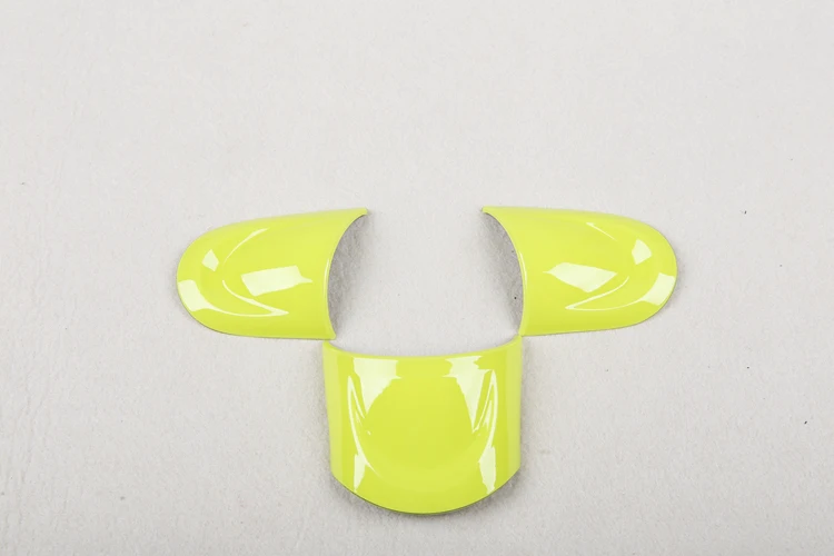 R55-R61 yellow no-multifuctional steering wheel cover