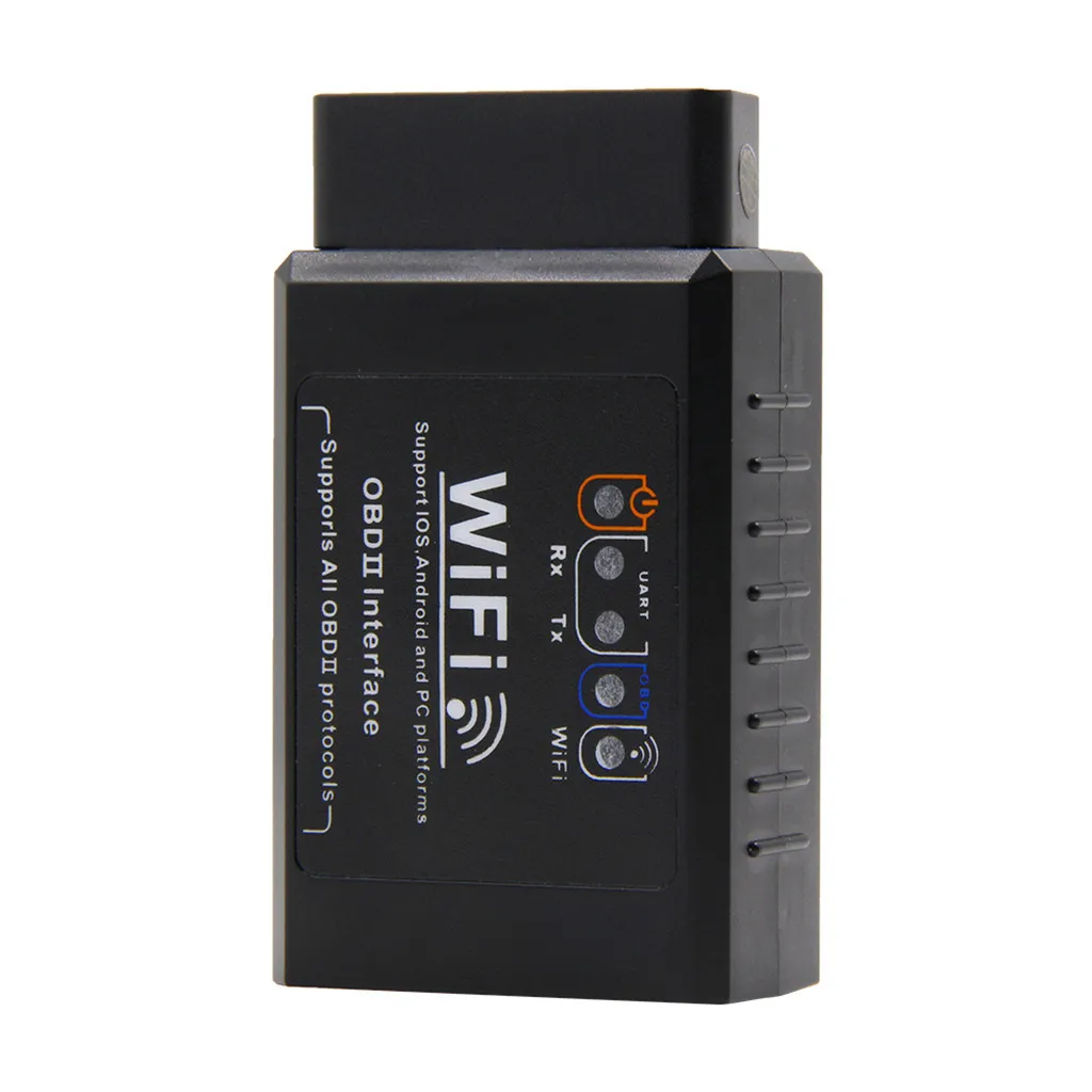 V1.5 ELM327 автомобильный Wi-Fi OBD 2 OBD2 OBDII сканирующий инструмент Foseal сканер адаптер проверочный светильник двигателя диагностический инструмент для iOS и Android J20