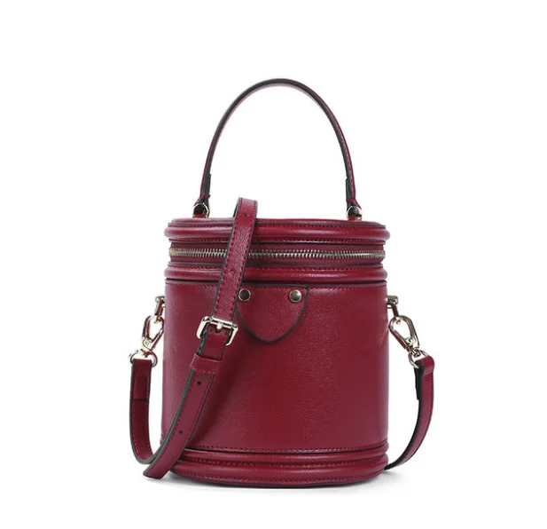 

2019 New Style Fashionable Vintage Simple Large Capacity Women Bucket Hot Selling INS Small Crossbody Bags Shoulder Bags LFB558