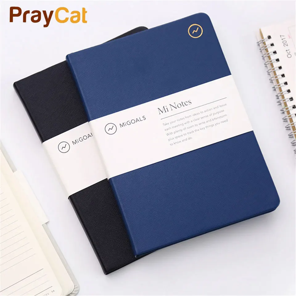 

A5 Leather Notebook Daily Soft Cover Journal 176 Sheets Notebook Notepad Office Stationery Customize LOGO