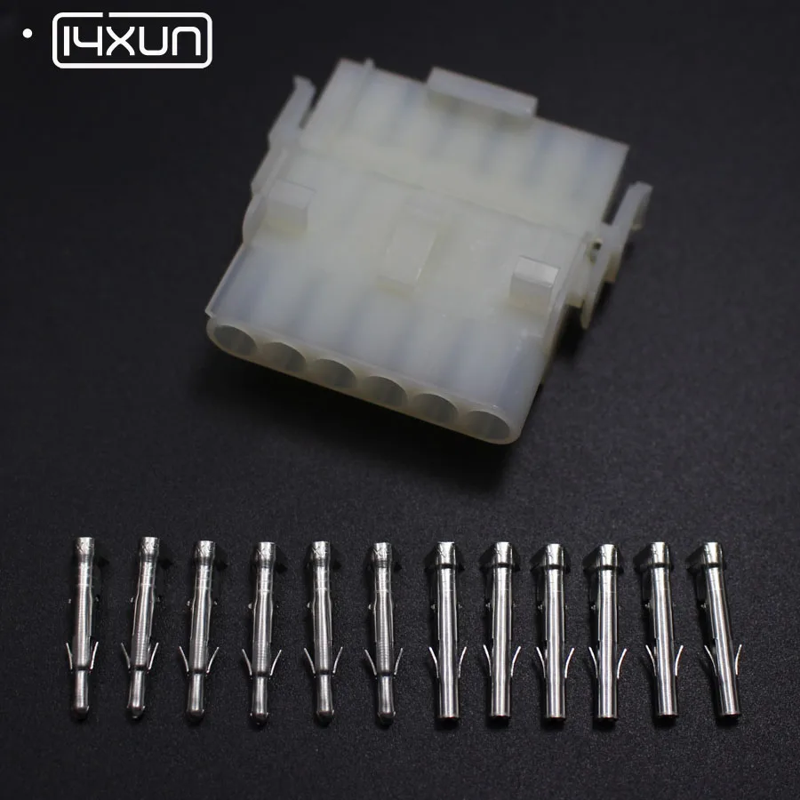 Buy 1set 63080 6 Pin Electrical Wire Connector Plug 6