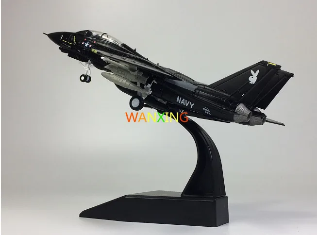 Военная серия сплав моделирование армии США F-14 боец 1:100 пластиковая модель декоративная игрушка подарок коллекция