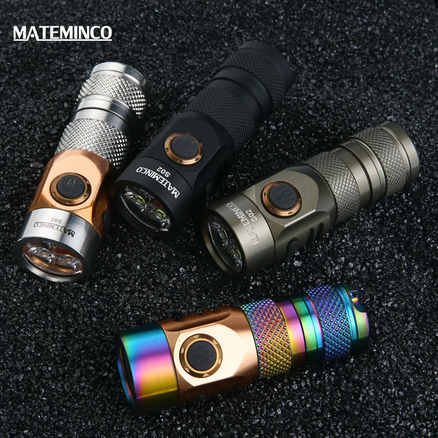 Светодиодный фонарь Mateminco S02 4 * Cree XPG3/Nichia 219C 2030 люмен перезаряжаемый мини фонарик с