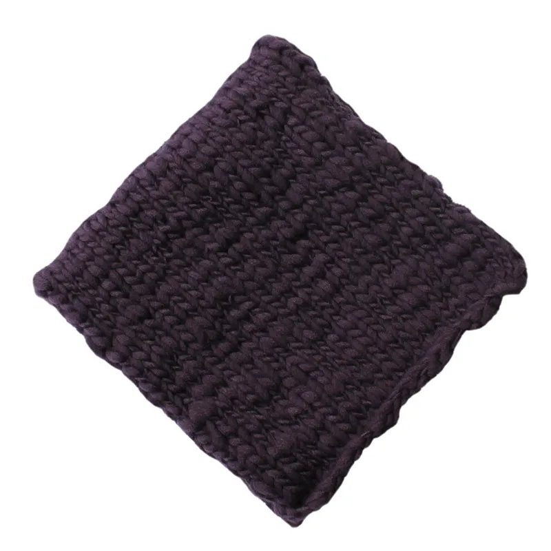 Реквизит для фотосъемки новорожденных одеяло для фотосъемки 55x55 см тканый Квадратный Ковер студийный детский реквизит для фотосессии одеяло s Аксессуары для подушек - Цвет: 11