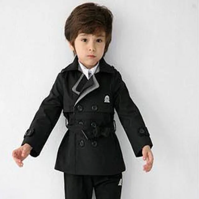 Kids Trench Coat Boys Fashion Boy Trench Coat Brand Full Sleeve Baby