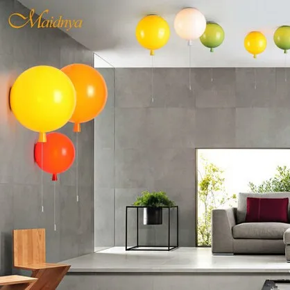 

Flush Mount Modern LED Ceiling Lights,Colorful Balloon Lamparas De Techo Luminaria Lustres De Sala Ceiling Lamps For Home