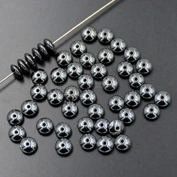 

500Pcs/Pack 3x6mm Gunmetal Tibetan Carved Pattern Round Connector Bracelet Disc Spacer Charm Beads Wholesale Jewelry Making