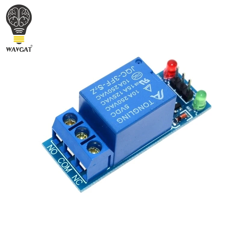 

Free Shipping 1PCS 5V low level trigger One 1 Channel Relay Module interface Board Shield For PIC AVR DSP ARM MCU Arduino .