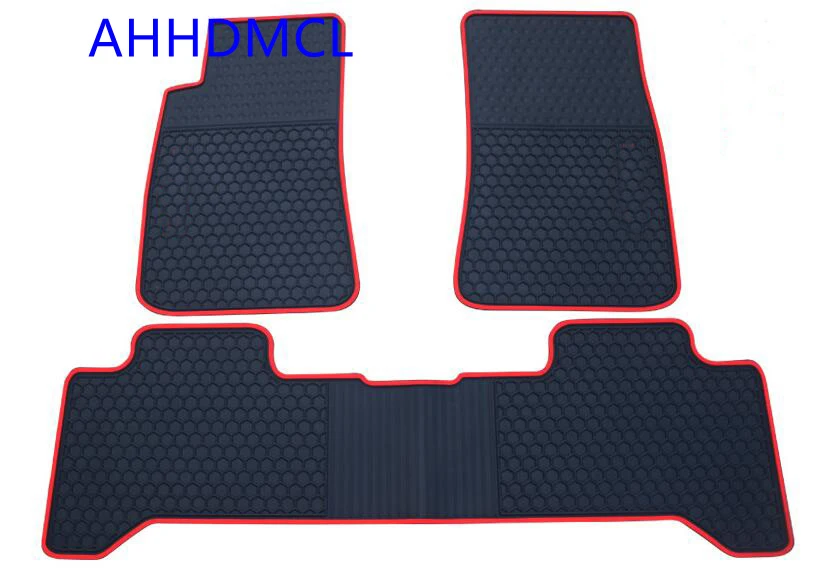 AHHDMCL Car Rubber Floor Mat Non Slip Mats Feet Rugs For Isuzu D Max