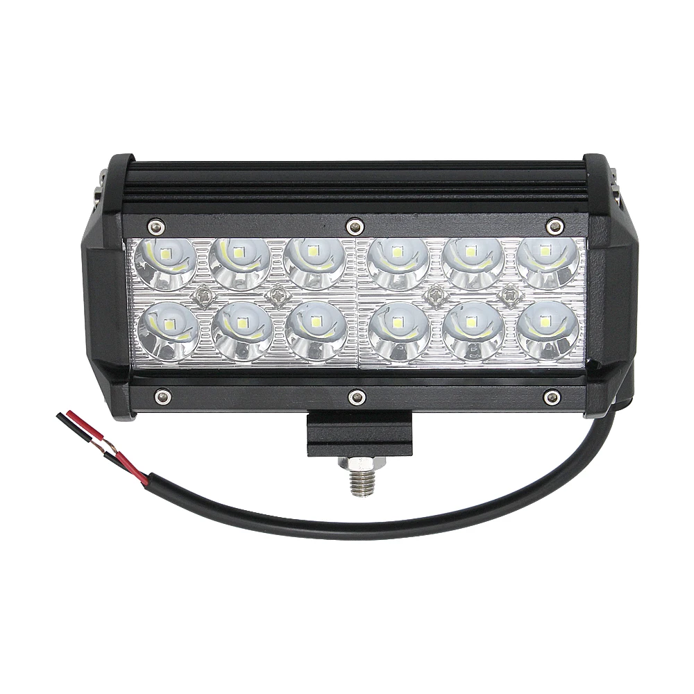 ANBLUB 36W LED Work Light Bar Spotlight 12V 24V For Car Boat Truck 