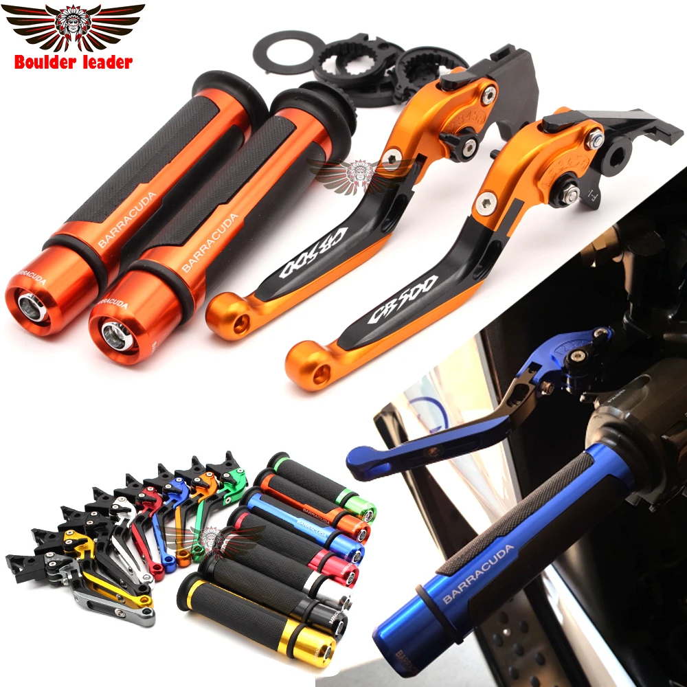 

For Honda CB500 CB 500 1998-2003 1999 2000 2001 2002 Motorcycle Adjustable Folding Brake Clutch Levers Handlebar Hand Grips