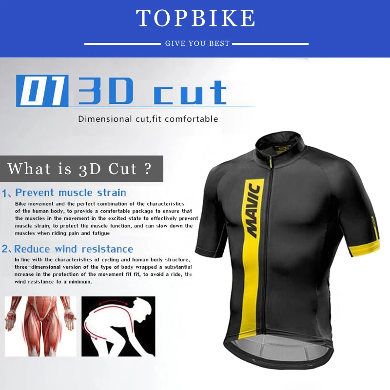 الدراجات جيرسي 2019 الموالية فريق Mavic روبا Ciclismo Hombre الصيف قصيرة الأكمام قمصان الدراجات الملابس الترياتلون مريلة السراويل دعوى