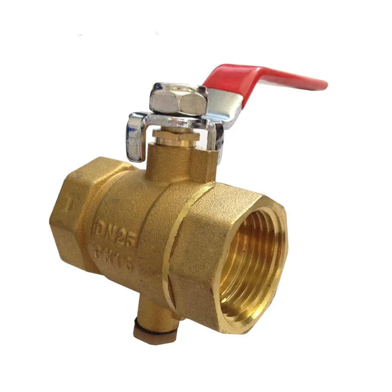 Brass temperature ball valve temperature valve DN20 DN25 DN32in Valve