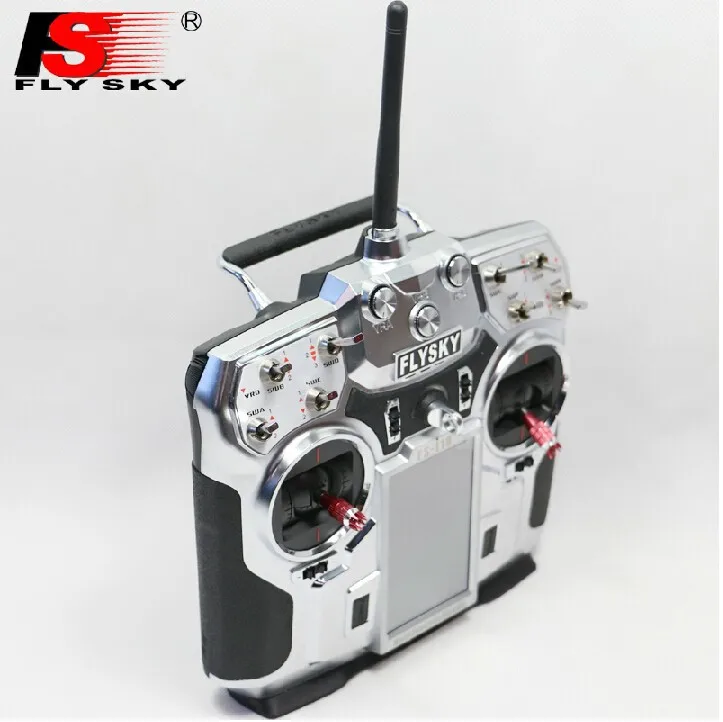 FlySky FS i10 2.4G Digital Proportional 10CH RC Transmitter Controller with Receiver Model RC Radio Control System 124