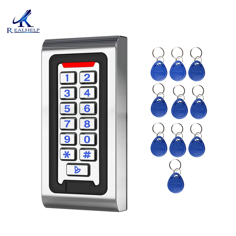 

IP68 Weatherproof Wiegand 26 bit outdoor metal standalone 2000Users RFID Card recognise Door Access control sysytem