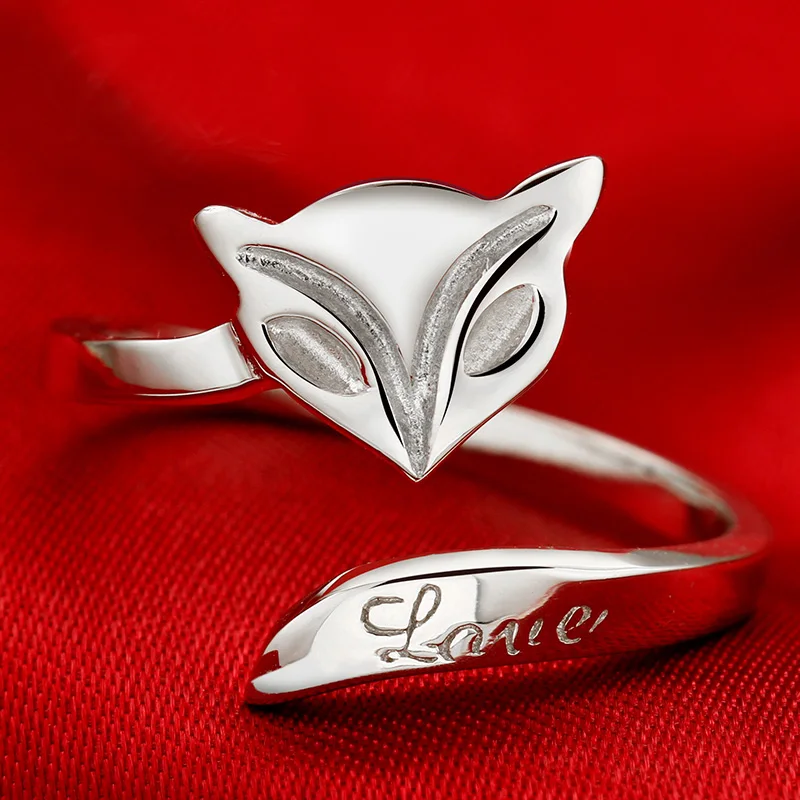 

The Little Prince Le Petit Prince The little Fox Ring 925 Silver Adjustable in gift box Free shipping