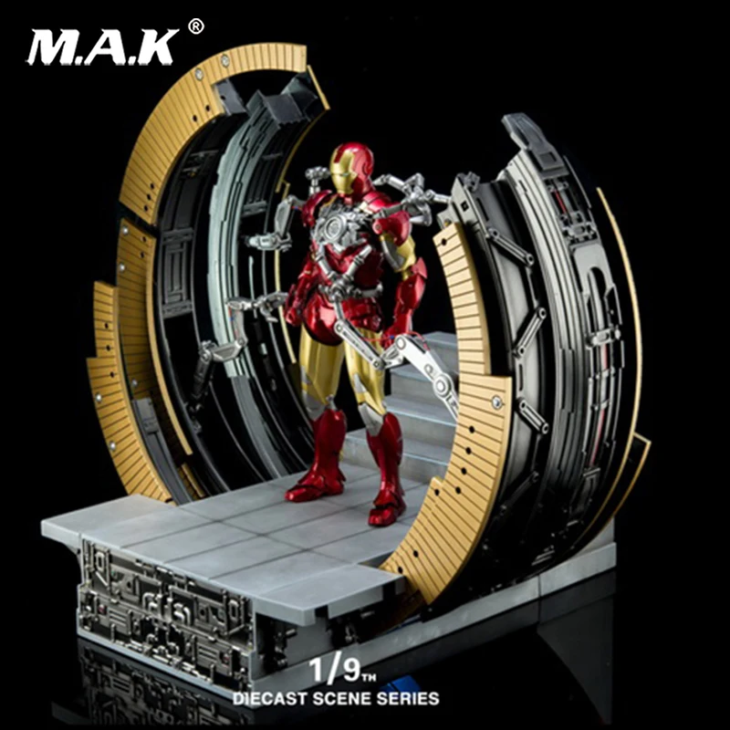 

King Arts KA KSS007 The Avengers 1/9 DIECAST SCENE SERIES iron Man MK6 Demolition armor base MARK VI MOVING GANTRY