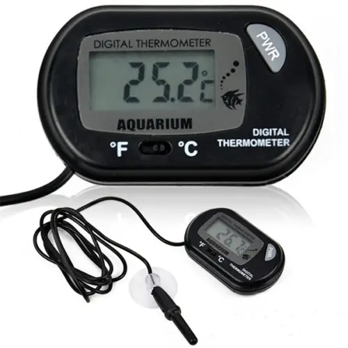 Аквариум для рыб цифровой ЖК-холодильник морской воды термометр датчик температуры метр термограф присоска детектор
