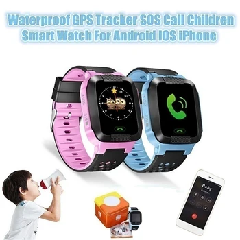 

Kids SOS SIM Card Calling Wristwatch 1.44" Screen Children Watch Remote Camera Control Flashlight