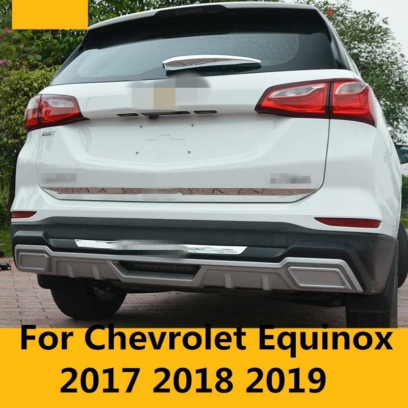 Для Chevrolet Equinox 2017 2018 19 задняя защитная накладка для багажника из нержавеющей стали