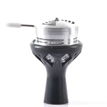 Силиконовые Стеклянные насадки для кальяна чаша с серебристым алюминиевым уголь для кальяна держатель термоподставка для воды pijp Cachimbas Sisha инструменты