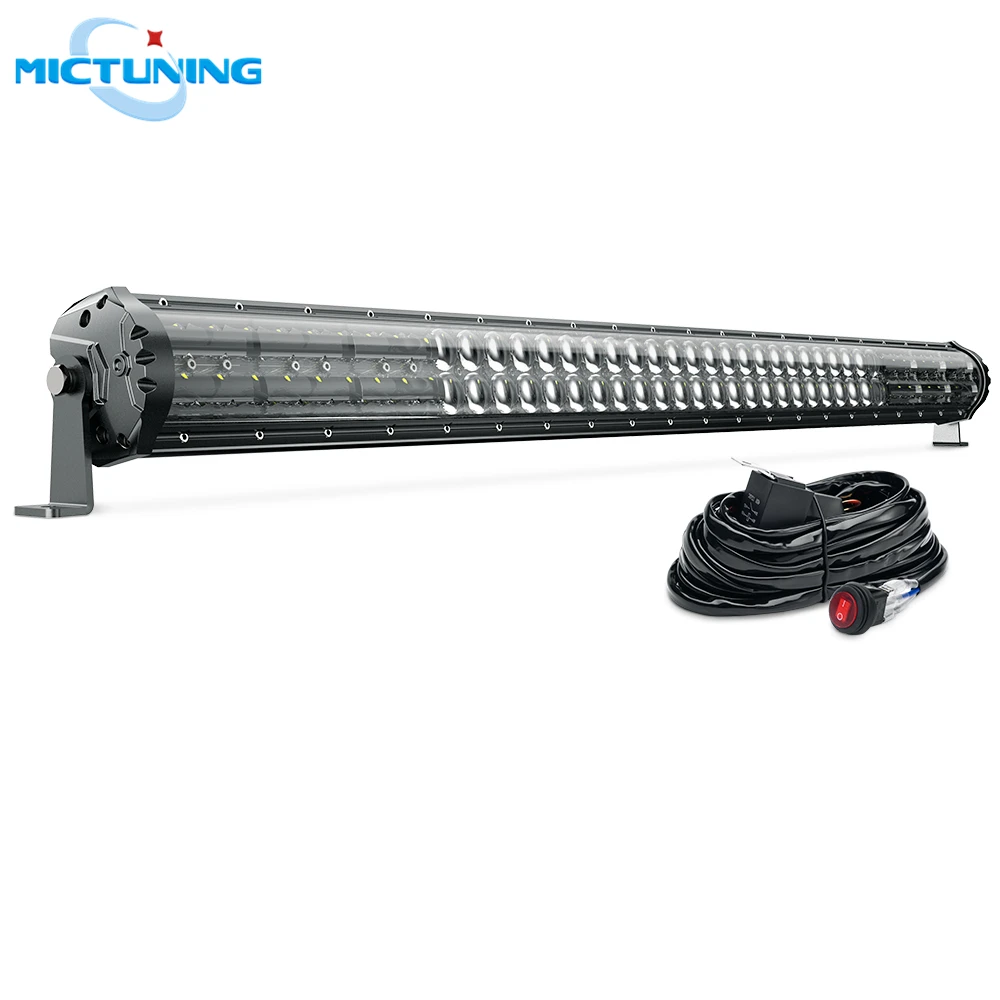 

MICTUNING Magical M2 Dual Row 42'' High Power Offroad Driving LED Work Light Bar with Wiring Harness for SUV ATV Car Accessories