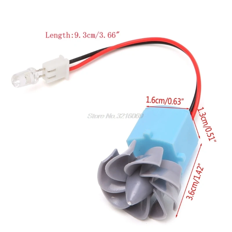 

Micro 0.01V-15V Wind Generators Hydroelectric Generator Dual-Use Generator New