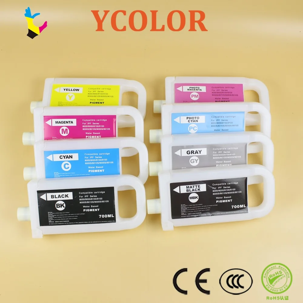 Картридж для принтера Canon IPF8400S IPF8410S iPF8410 8 шт./лот 700 мл | Компьютеры и офис
