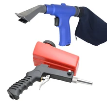 2 в 1 портативный набор распыляющих пистолетов воздушный вакуумный вентилятор всасывающий пистолет и пескоструйный Пневматический Аэрограф с аксессуарами