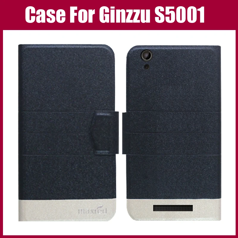 Hot Sale! Ginzzu S5001 Case New Arrival 5 Colors Fashion Flip Ultra-thin Leather Protective Cover For | Мобильные телефоны и