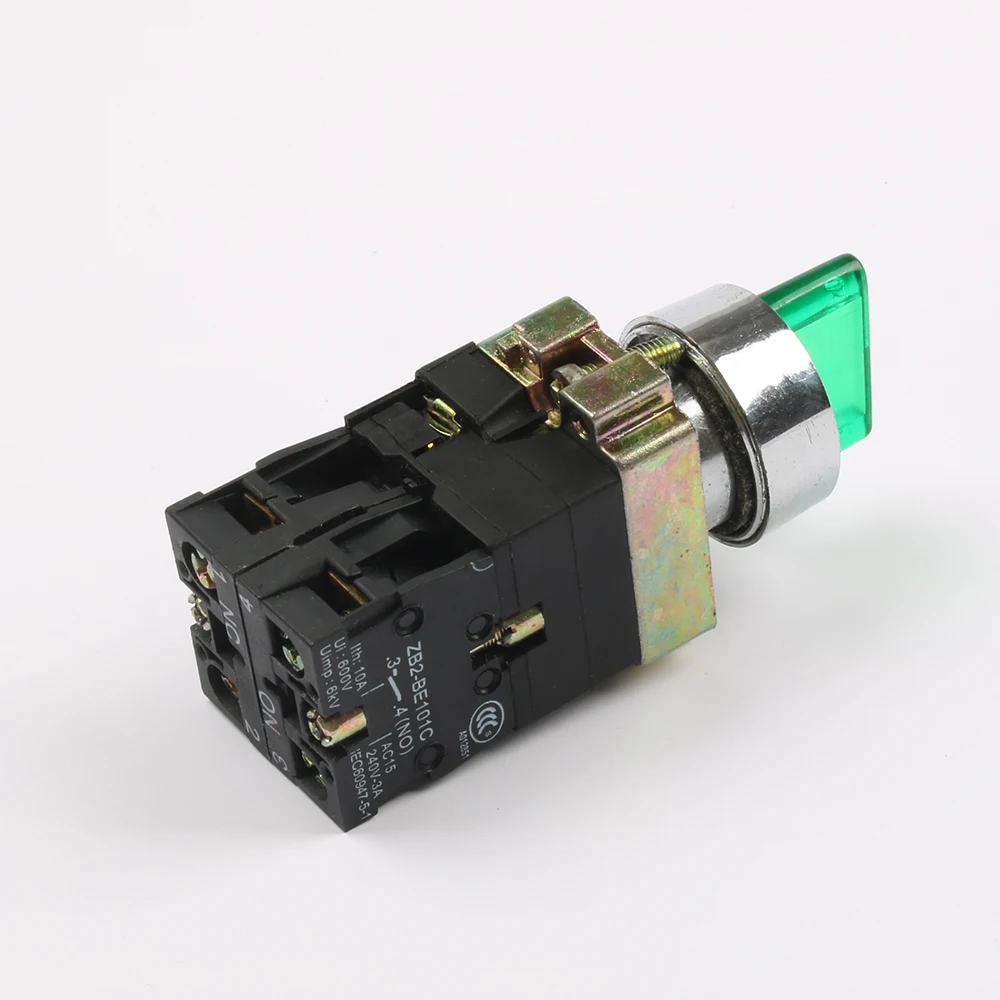 

XB2-BK3365 BK3465 3 Position XB2-BK2465 BK2365 2 Position Rotary select switch witch light Latching self-Locking