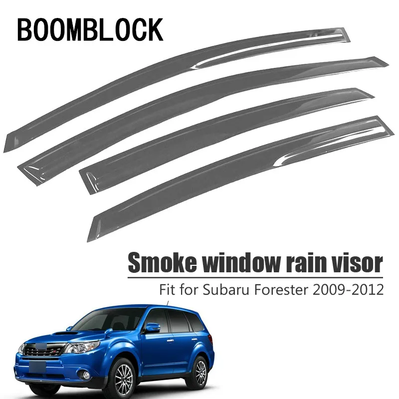 Высокое качество 4 шт. Дымовое окно дождевик для Subaru Forester 2012 2011 2010 2009 Стайлинг