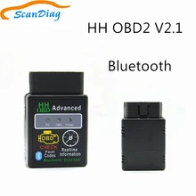 Hh OBD ELM327 Bluetooth OBD2 OBDII CAN-шина проверка двигателя авто диагностический сканер инструмент Интерфейс адаптер для Android PC