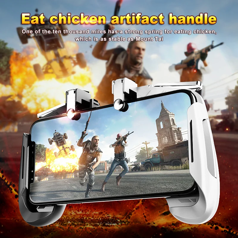 PUBG Mobile Gamepads With High sensitive For Mobile Gaming PUBG Controller Gamepads Joystick Metal Handle Gamepads L1 R1 Trigger