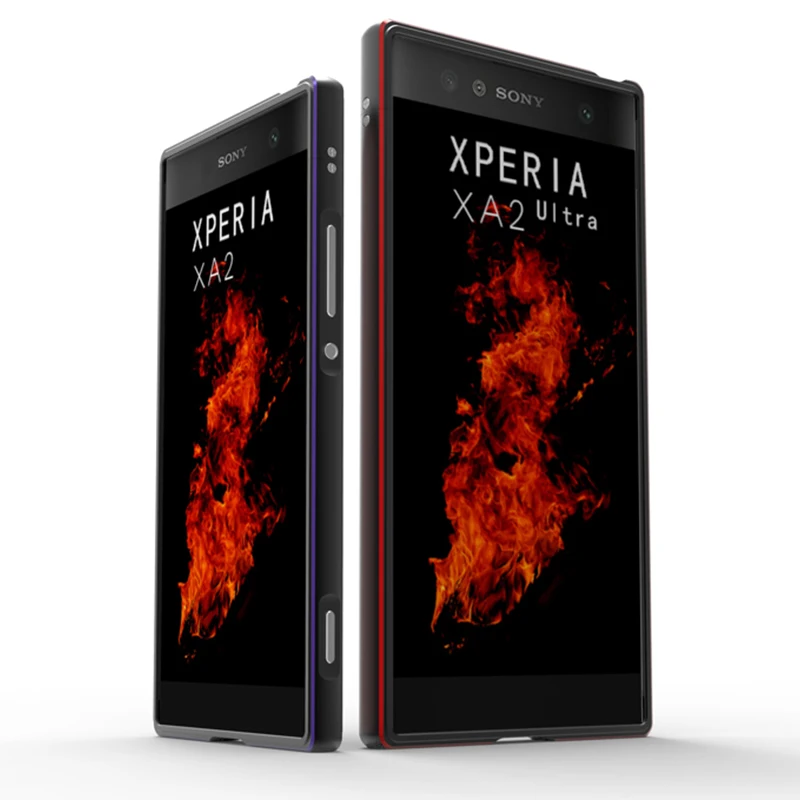 Алюминиевый бампер чехол для sony Xperia XZ3 XZ2 Compact XC XZ XZ1 металлическая рамка чехол для телефона для sony XA1 XA2 противоударный чехол Coque