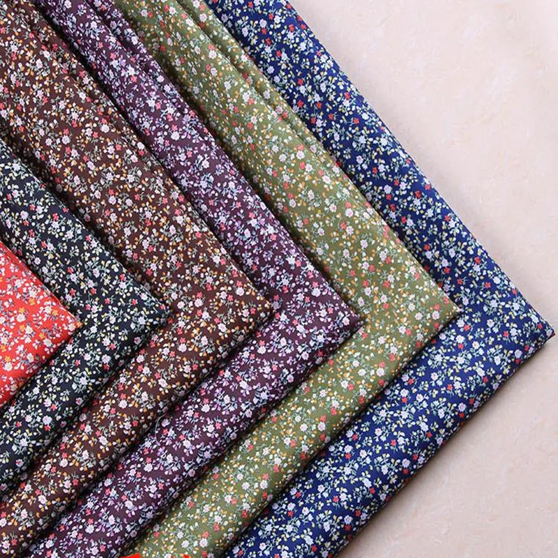 Распродажа Tissus 6 шт. 40x50 см цветочный лавсановый тканевый метр для шитья Diy Лоскутная Ткань для шитья детей постельные принадлежности Текстиль Ткань