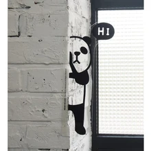 Милая наклейка с пандой компьютерная Настенная Наклейка дисплей экран почта записной многофункциональная домашняя Закладка сообщение заметки доска