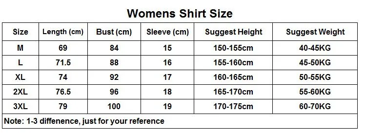 women size